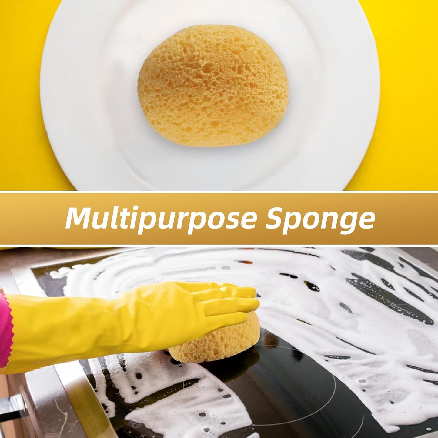 2PCS Knockdown Texture Sponge - Drywall Repair Texture Spray Drywall Texture Patch Sponge for Painting V1258-DP02-A-1164