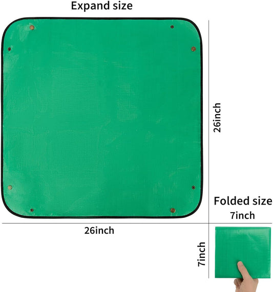 Repotting Mat for Indoor Plants - 26"*26" Plant Potting Tray Transplanting Mat Foldable Waterproof Indoor V1258-DP02-A-1167