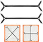 Bed Sheet Holder Straps, 2Pcs Elastic Adjustable Bed Sheet Grippers,Fitted Sheet Holder Keep Sheets in Place, V1258-DP02-A-1173