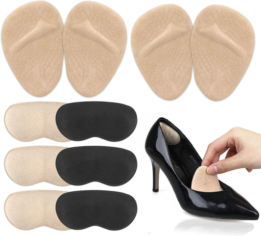 Heel Inserts for Women, 6 Pairs Heel Pads and 2 Pairs tarsal Pads Women, Ball of Foot Cushions for Women All V1258-DP02-A-1187