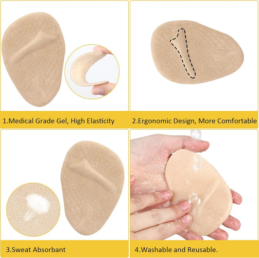 Heel Inserts for Women, 6 Pairs Heel Pads and 2 Pairs tarsal Pads Women, Ball of Foot Cushions for Women All V1258-DP02-A-1187