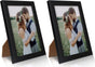 2 Pack 5x7 Picture Frame, Black Picture Frame for Wall and Tabletop Display, Resistant Plastic Photo with V1258-DP02-A-1188