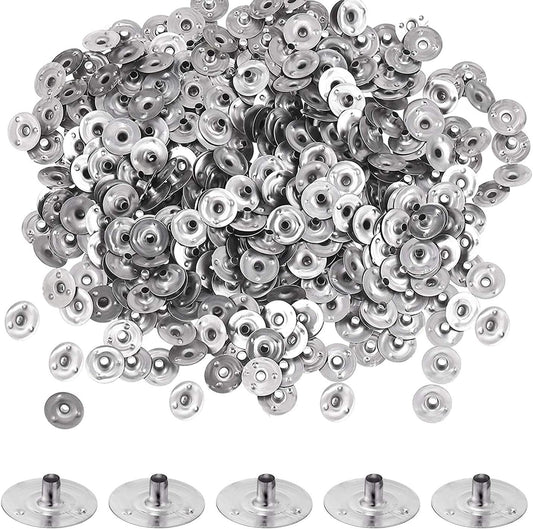 Candle Wick Base 100pcs Candle Wick Cilps Sustainer Tabs for DIY and Making (12.5mm/ 0.5inch) V1258-DP02-A-119