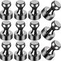 12Pcs Black Refrigerator Magnets Fridge Magnets,Small and Dainty Magnets, Metal Magnets for Fridge, V1258-DP02-A-1205