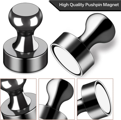 12Pcs Black Refrigerator Magnets Fridge Magnets,Small and Dainty Magnets, Metal Magnets for Fridge, V1258-DP02-A-1205