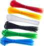 8 Inch Zip Ties (Tying Length 6.7"), 120pcs Nylon Cable Ties, 6 Multi-colors V1258-DP02-A-1209