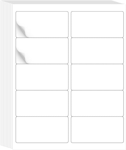 30 Sheets 10 per Page Label Papers, 2 x 4 in Shipping Address Mailing Labels, Printable White Sticker Labels V1258-DP02-A-1214
