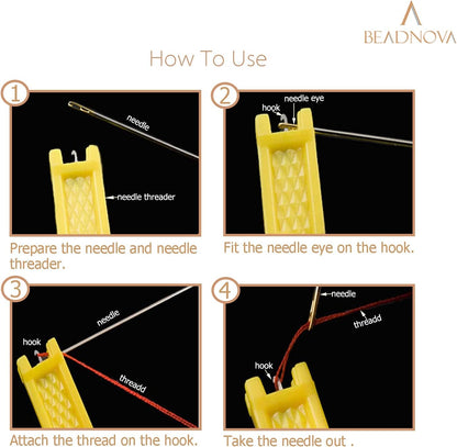 Automatic Needle Threader 5 Pcs Sewing Needle Threaders Automatic Threading Device for Sewing Embroidery V1258-DP02-A-122