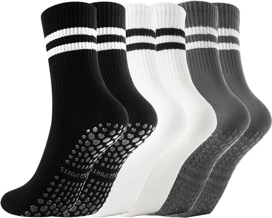 Non Slip Yoga Grip Pilates Socks for Women&Men Anti Slipper Grippy Socks for Ballet, Hospital, Dance, V1258-DP02-A-1221