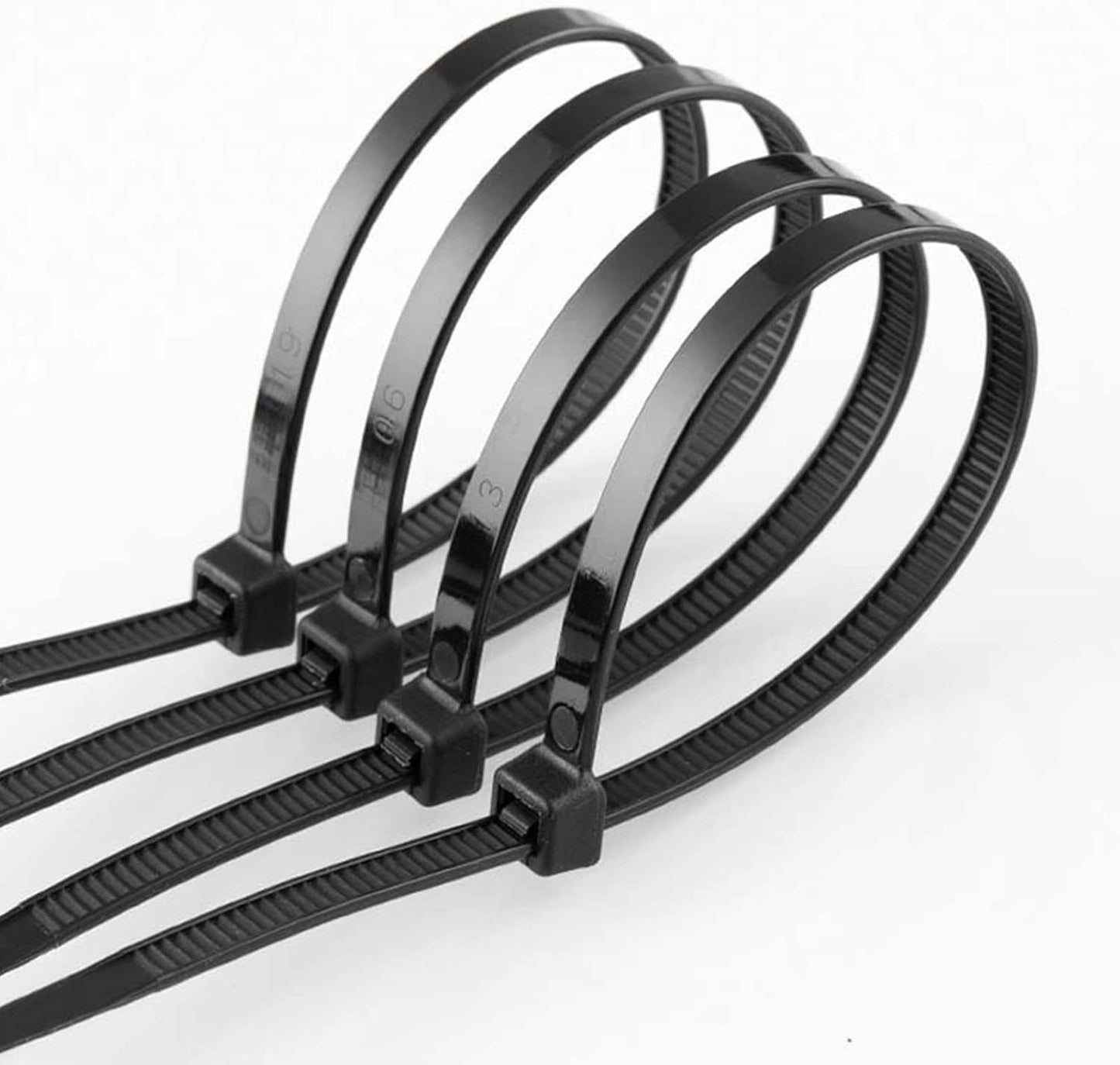 150 PCS Cable Zip Ties Heavy Duty, Self-Locking Nylon Cable Straps 4+8+12 Inch, Durable Auto-Locking Cord V1258-DP02-A-1225