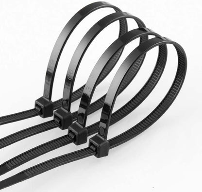 150 PCS Cable Zip Ties Heavy Duty, Self-Locking Nylon Cable Straps 4+8+12 Inch, Durable Auto-Locking Cord V1258-DP02-A-1225
