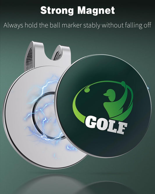 Golf Hat Clips Magnetic Golf Ball Marker Holders for Golf Hats Caps Pants Gloves Bags Visors Belts V1258-DP02-A-1226