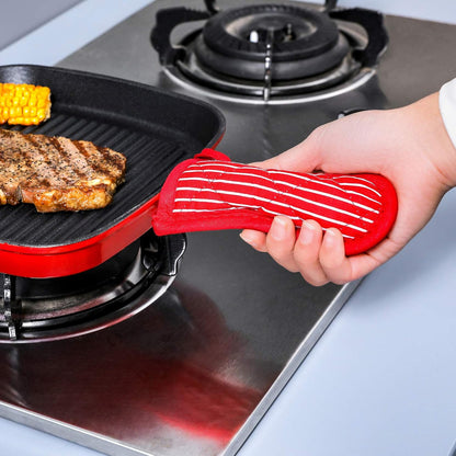 Cast Iron Skillet Handle Covers,Pot Handle Covers Heat Resistant,Pot Holders for Kitchen Heat V1258-DP02-A-1229