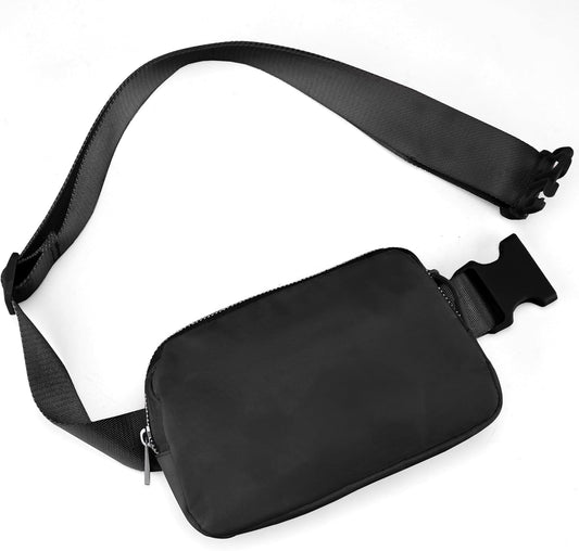 Mini Black Fanny Pack for Women & Men,Valentines Day Gifts for Girls Teens Kids Daughter Sister Her,Trendy V1258-DP02-A-1239