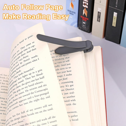 3Pcs Automatic Bookmark, Silicone Smart Book Marks for Reading Women, Men, Kids,Cute Unique Book Markers V1258-DP02-A-1240