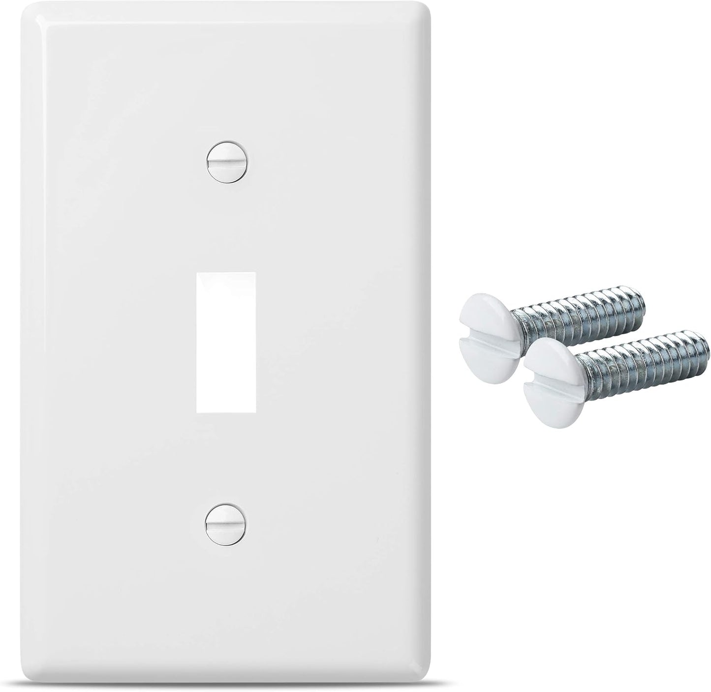 Bates- Light Switch Cover, Switch Plate Covers, Pack of 10, Single Light Switch V1258-DP02-A-1241