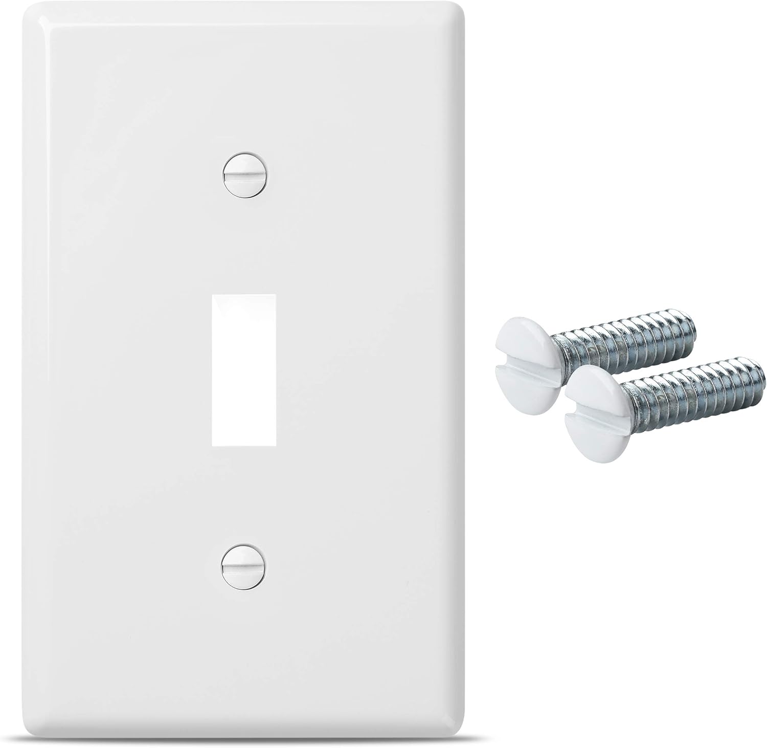 Bates- Light Switch Cover, Switch Plate Covers, Pack of 10, Single Light Switch V1258-DP02-A-1241