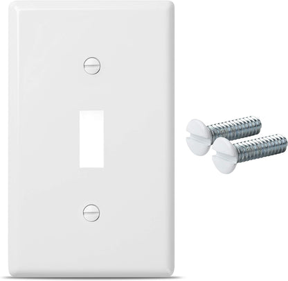 Bates- Light Switch Cover, Switch Plate Covers, Pack of 10, Single Light Switch V1258-DP02-A-1241