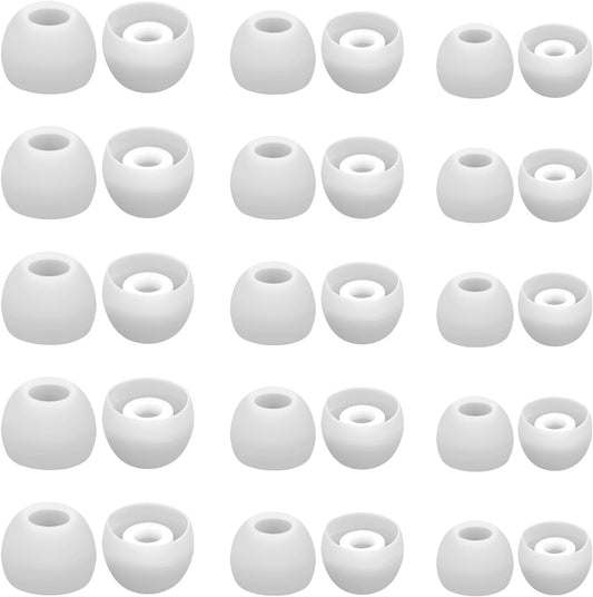 15 Pairs Silicone Ear Bud Replacement Pieces Earbuds Ear Tips Replacement Ear Bud Covers S/M/L Sizes Ear Gels V1258-DP02-A-1244