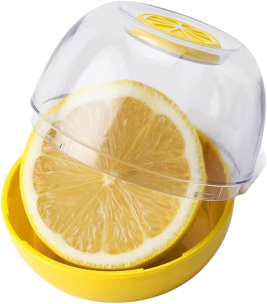 Fresh Flip Pod Lemon Storage Container, Keeps Leftover Half Flavorful and Firm in Fridge, Reusable Kitchen V1258-DP02-A-1246