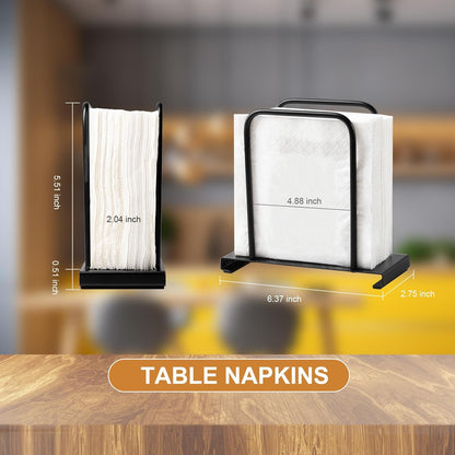 Napkin Holder, Modern Standing Paper Napkin Holders for Kitchen Dining Table, Metal Napkin Storage for All V1258-DP02-A-1251