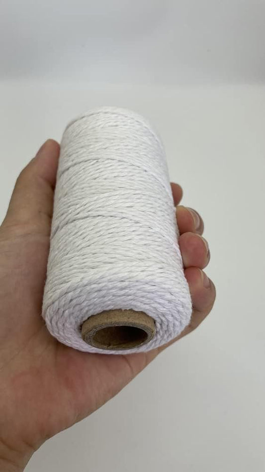 (109 Yards/1.5mm/35 Colors Optional) 109 DIY Macrame Cord Craft Macrame Cotton Baker Twine Craft Making V1258-DP02-A-1256