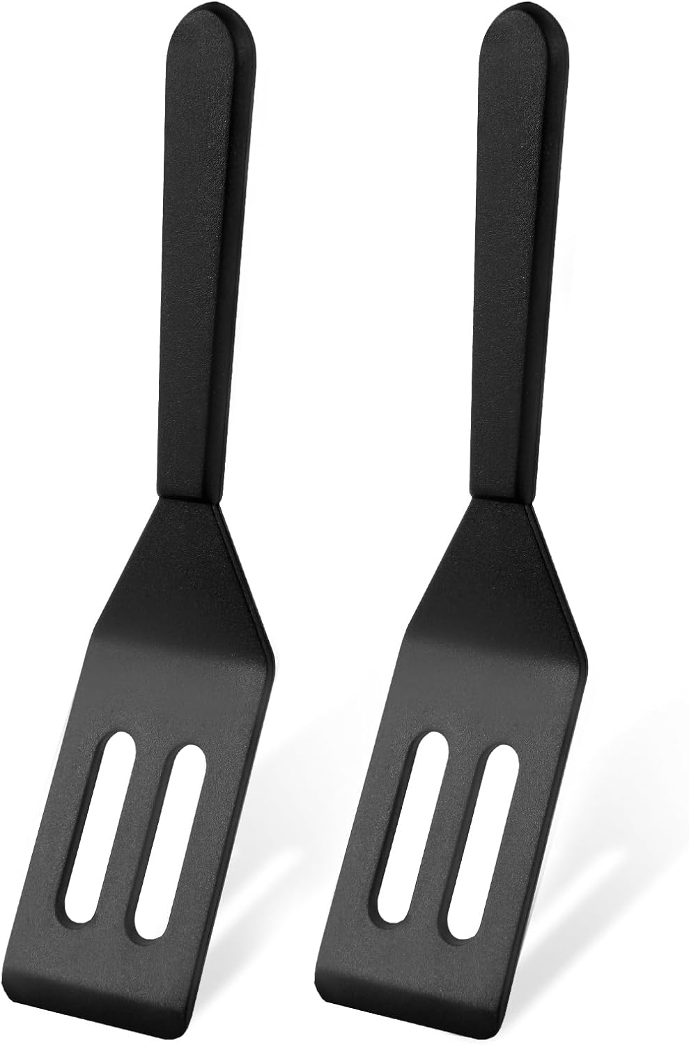 [2 Pack] Small Spatula for Nonstick Cookware Mini Spatulas for kitchen Use,Heat-Resistant Silicone Thin V1258-DP02-A-1277