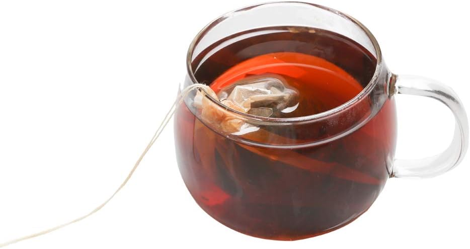 Tea Filter bags, safe and natural material, disposable tea infuser, empty tea bag with drawstring for loose V1258-DP02-A-1288