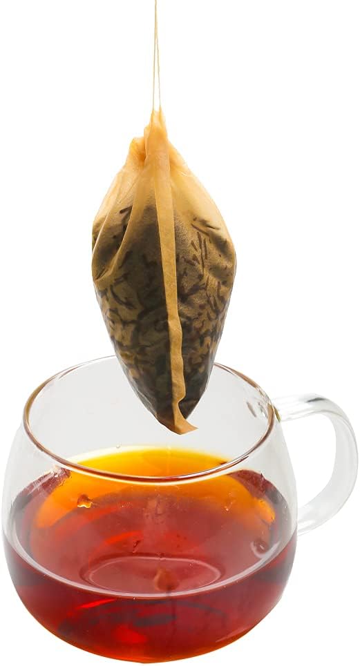 Tea Filter bags, safe and natural material, disposable tea infuser, empty tea bag with drawstring for loose V1258-DP02-A-1288