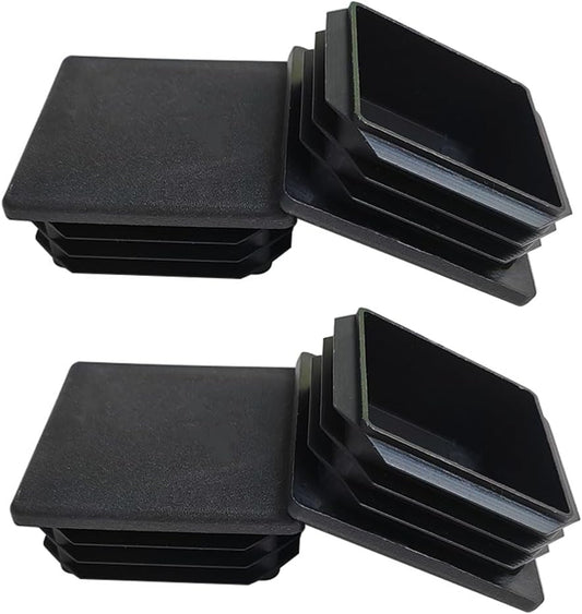 4 Pack 2'' Inch End Cap Square Tubing Black Plastic Plug,Tubing Post End Cap Suitable for Square TubeSquare V1258-DP02-A-1291