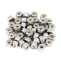 50pcs 1/4-20 Inch Nylon Inserted Self Locking Nuts - 304 Stainless Steel, 1/4" Nylock Nuts for Furniture, V1258-DP02-A-1299