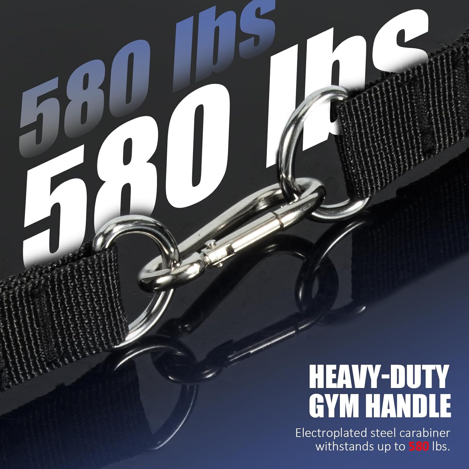 2 Pack Upgraded Exercise Handles, Gym Handle Equipment for Cable Machine Attachments, Strength Training V1258-DP02-A-1301