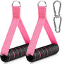 2 Pack Upgraded Exercise Handles, Gym Handle Equipment for Cable Machine Attachments, Strength Training V1258-DP02-A-1302