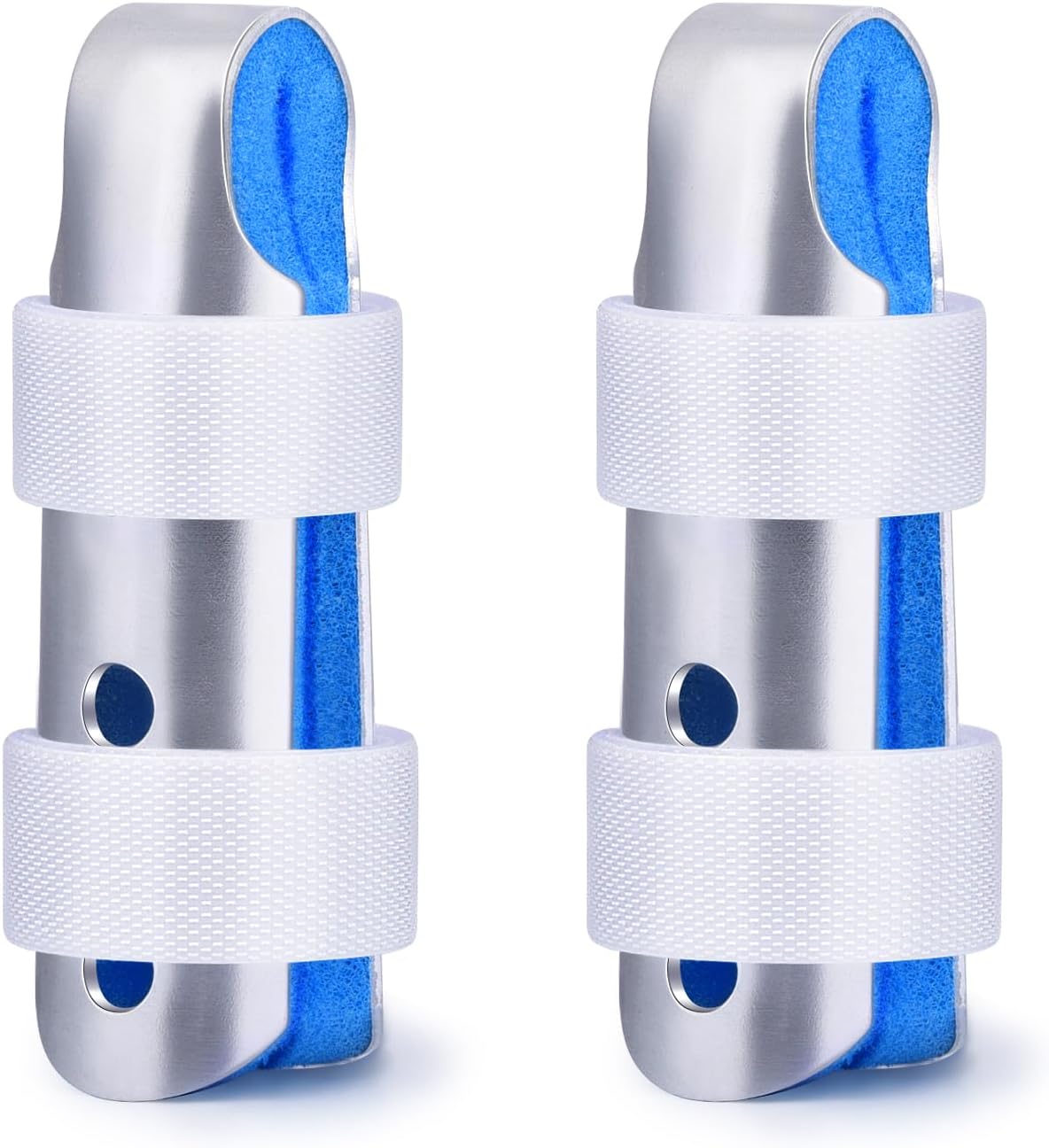 Finger Splint, 2pcs Finger Support Brace for Arthritis Knuckle Immobilizationm, Middle Size V1258-DP02-A-1328