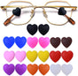 Eyeglasses Ear Grip Heart-Shaped Silicone Retainers Soft Ear Hooks Anti-Slip Holder Eyeglasses Stopper V1258-DP02-A-1332