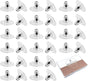 Earring Backs Replacements Earring Backing Silver Plated Pierced Hypoallergenic Ear Stud Backs Stoppers V1258-DP02-A-135