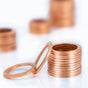20Pcs M12 Oil Drain Plug Gasket, Copper Crush Washer, Seal Ring by V1258-DP02-A-1370