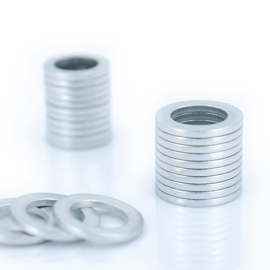 20Pcs M16 Oil Drain Plug Gasket, Aluminum Crush Washer, Seal Ring by , 16mm*22mm*2mm V1258-DP02-A-1371