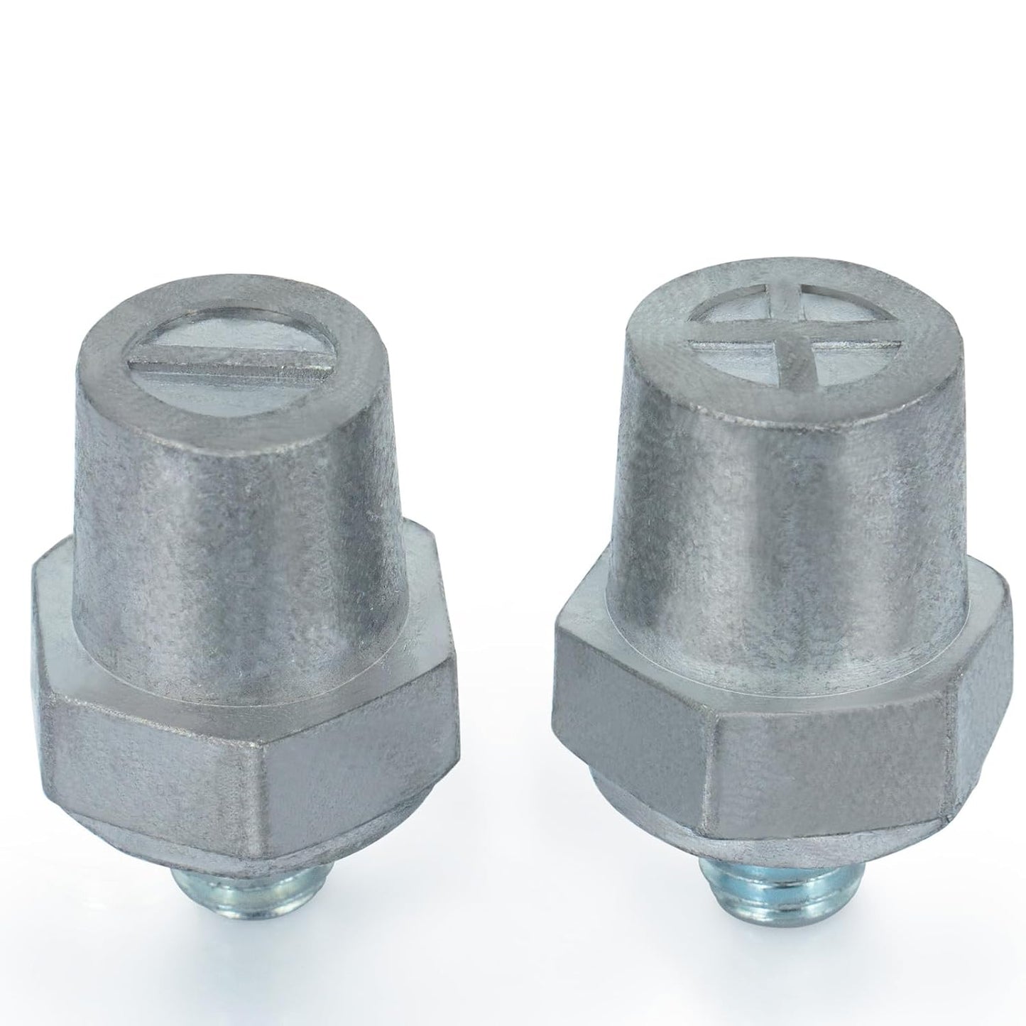 1 Pair, 3/8"-16 Thread Male Battery Post, Lead Made, Side Post to Top Post Battery Adapter, Battery Terminal V1258-DP02-A-1373