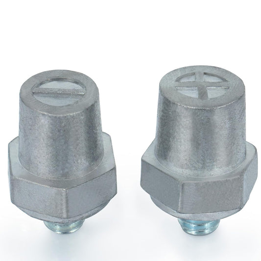 1 Pair, 3/8"-16 Thread Male Battery Post, Lead Made, Side Post to Top Post Battery Adapter, Battery Terminal V1258-DP02-A-1373
