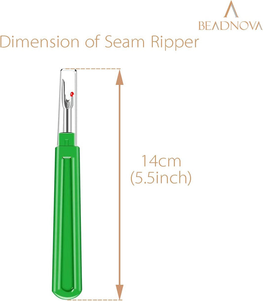 Seam Ripper 4pcs Stitch Remover Big Stitch Ripper Thread Ripping Tool Tag Remover for Clothes Crafting Sewing V1258-DP02-A-139