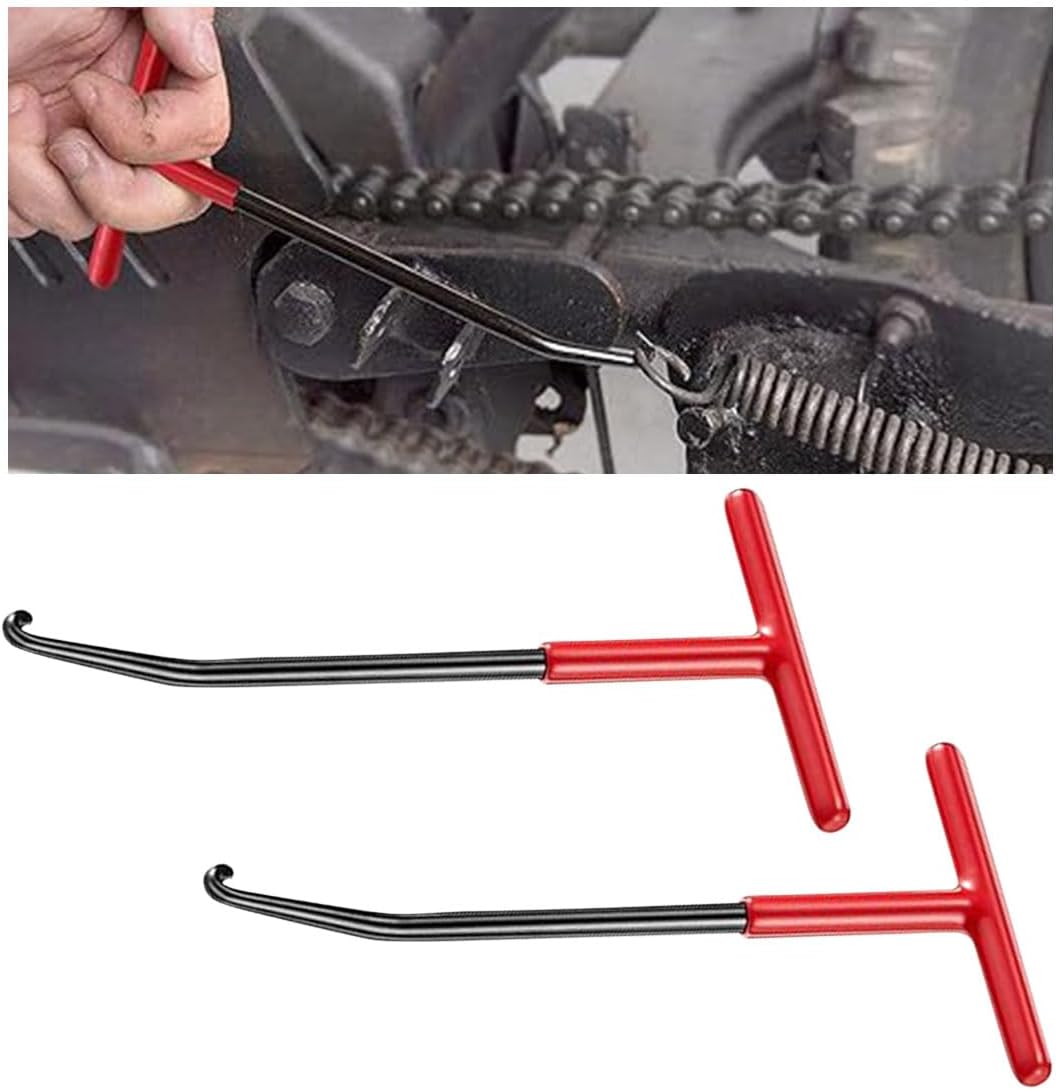 Motorcycle Exhaust Spring Hook, T Shaped Handle Exhaust Spring Hooks, Rubber Coating Exhaust Spring Puller V1258-DP02-A-1392