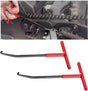 Motorcycle Exhaust Spring Hook, T Shaped Handle Exhaust Spring Hooks, Rubber Coating Exhaust Spring Puller V1258-DP02-A-1392