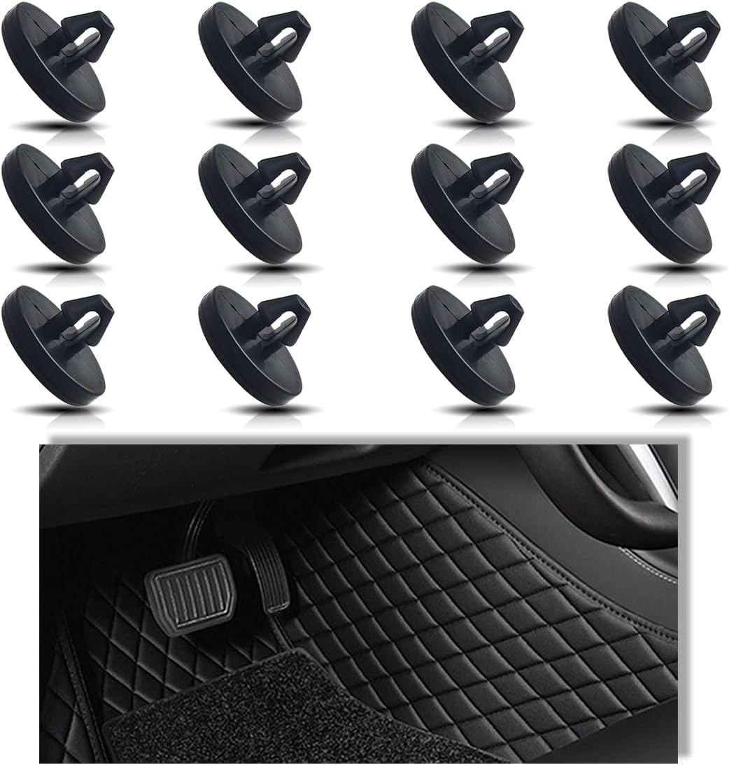 12PCS Auto Brake Pedal Pad & Light Switch Stopper - Brake & Clutch Pedal Stopper, 90541-06036 V1258-DP02-A-1407