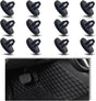 12PCS Auto Brake Pedal Pad & Light Switch Stopper - Brake & Clutch Pedal Stopper, 90541-06036 V1258-DP02-A-1407