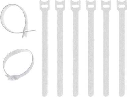 Adjustable Cable Straps Cable Ties Adjustable Cord Wire Organizer for Cord Management (8 Inches, 60 Pieces, V1258-DP02-A-141