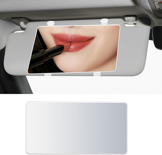 Sun Visor Vanity Mirror With Straps - Universal Travel Makeup Mirror for Women, Girls - Interior Accessory V1258-DP02-A-1419