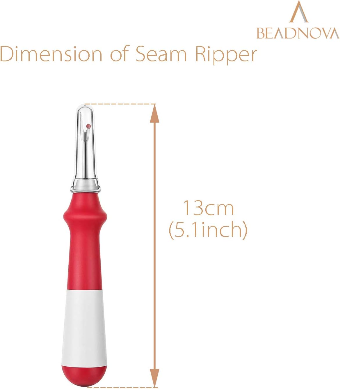 Seam Ripper 2pcs Thread Cutter Stitch Remover Large Thread Remover Stitch Eraser Tag Ripper for Clothes V1258-DP02-A-144
