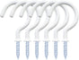 12 Pack Vinyl Coated Ceiling Hooks,Screw-in Mug Hooks,Multi-Function Wall Hooks Kitchen Hooks Cup Hooks for V1258-DP02-A-1442