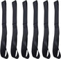 Black Soft Loop Tie Down Straps (6 Pack) 4500Lbs Breaking Strength and 1500Lbs Load Capacity, 12 * 1in Heavy V1258-DP02-A-1459